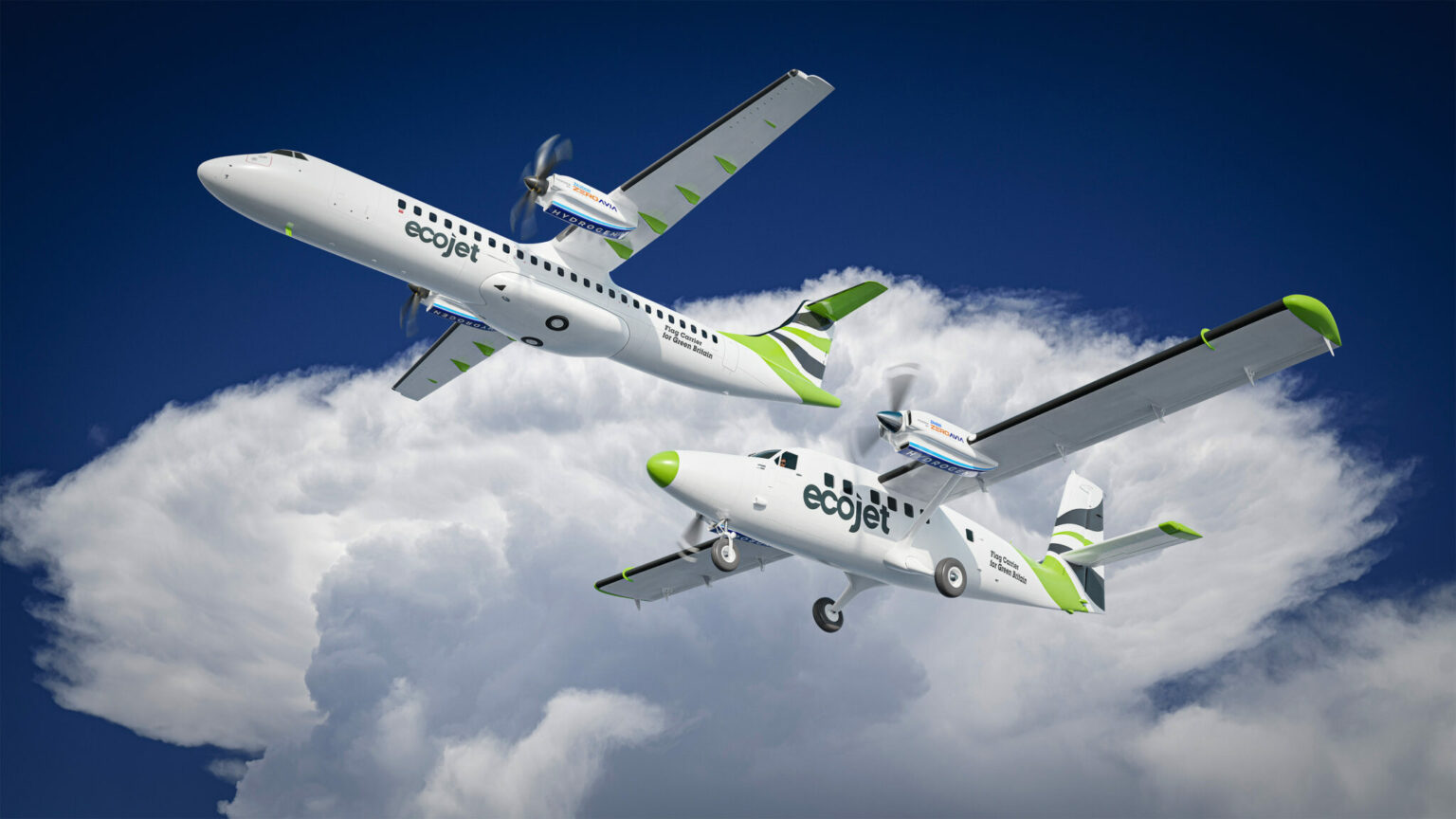 ZeroAvia and EcoJet Join Forces for Hydrogen Aviation