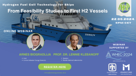 Webinar: Hydrogen Fuel Cell Technology for Ships – From Feasibility Studies to First H2 Vessels