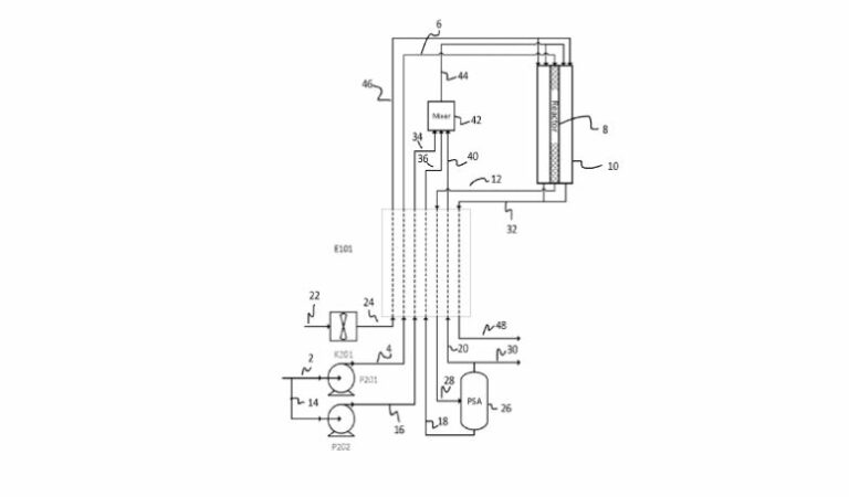 Ammonia Cracking Process with Enhanced Gas Purification