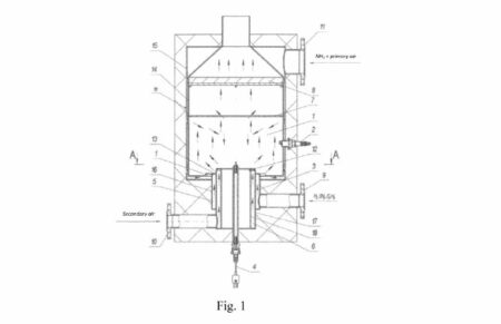 Device for Combusting Ammonia