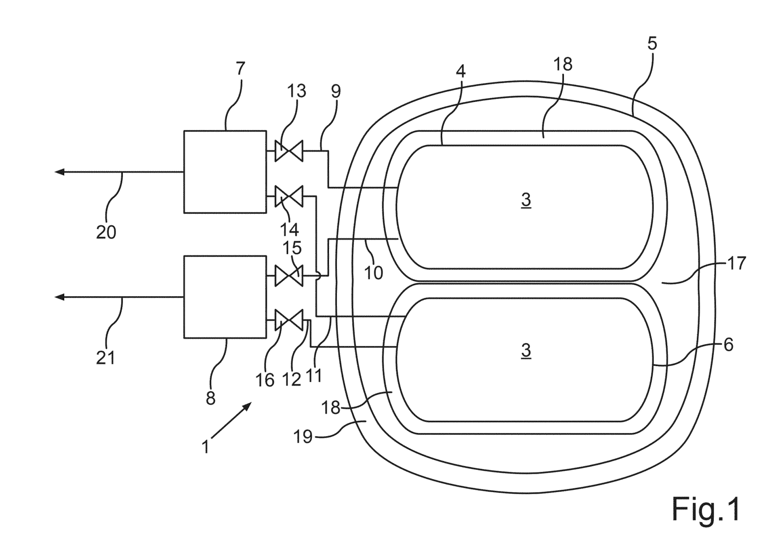 Fuel System for Supplying an Aircraft with Hydrogen