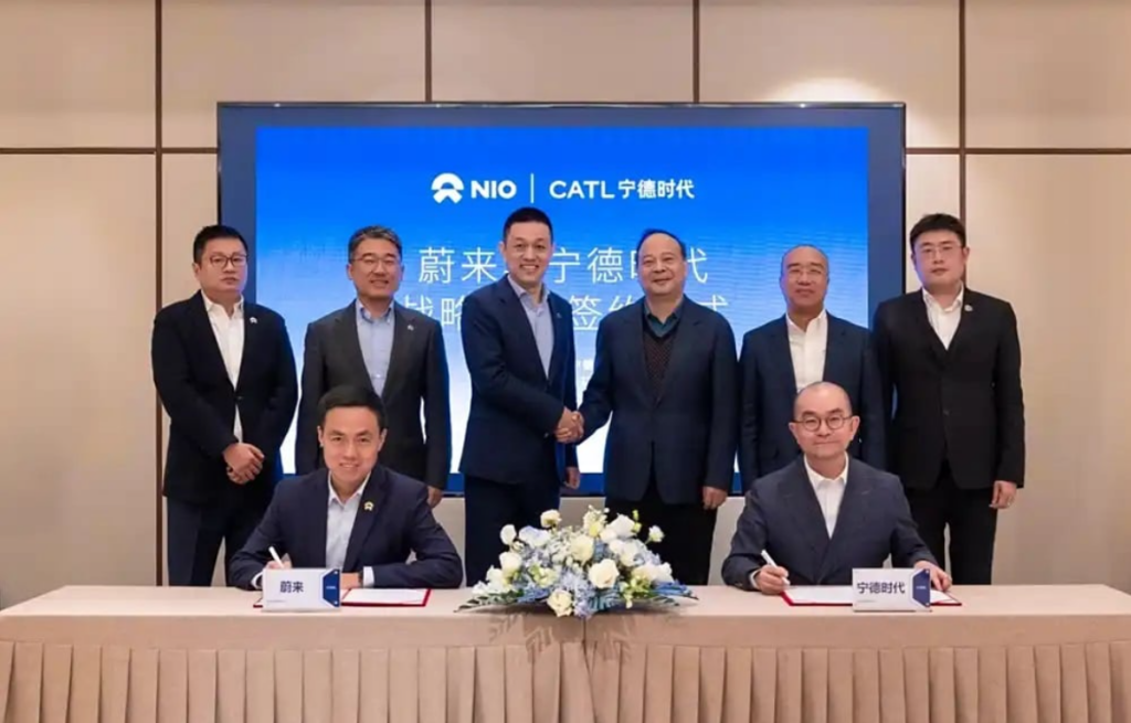 Nio and CATL Join Forces to Standardize Battery Swap Networks