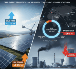 Solar Surge and Coal Rebound Reshape OECD's Electricity Mix as Nuclear Falters