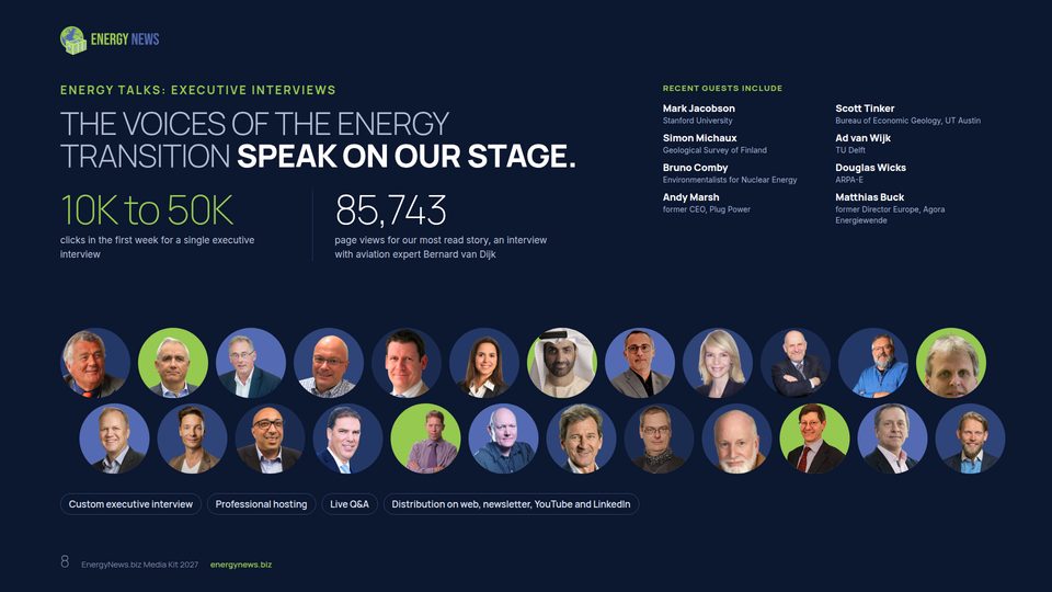 Advertising Energy Talks page