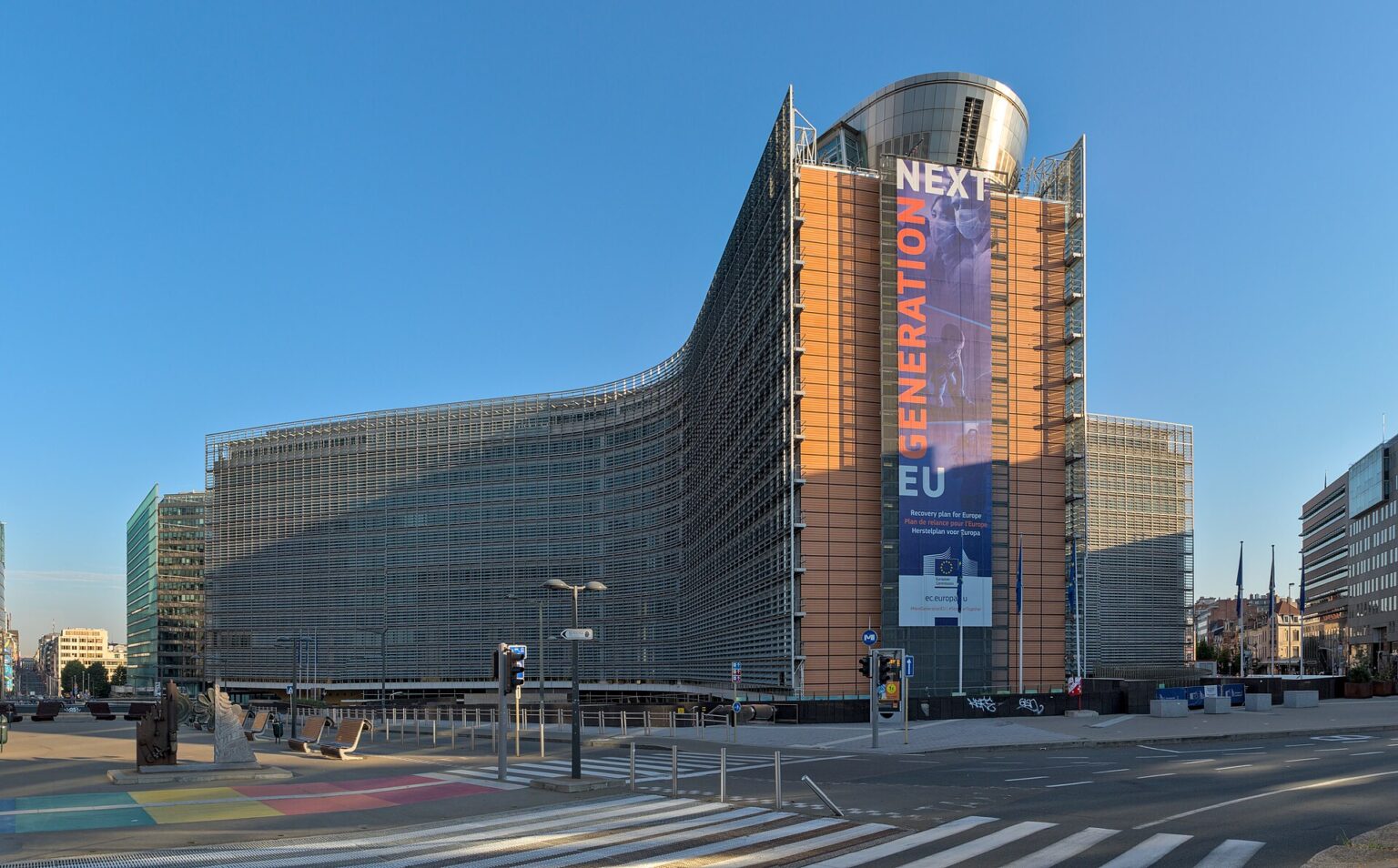 The Berlaymont building in Brussels, seat of the European Commission