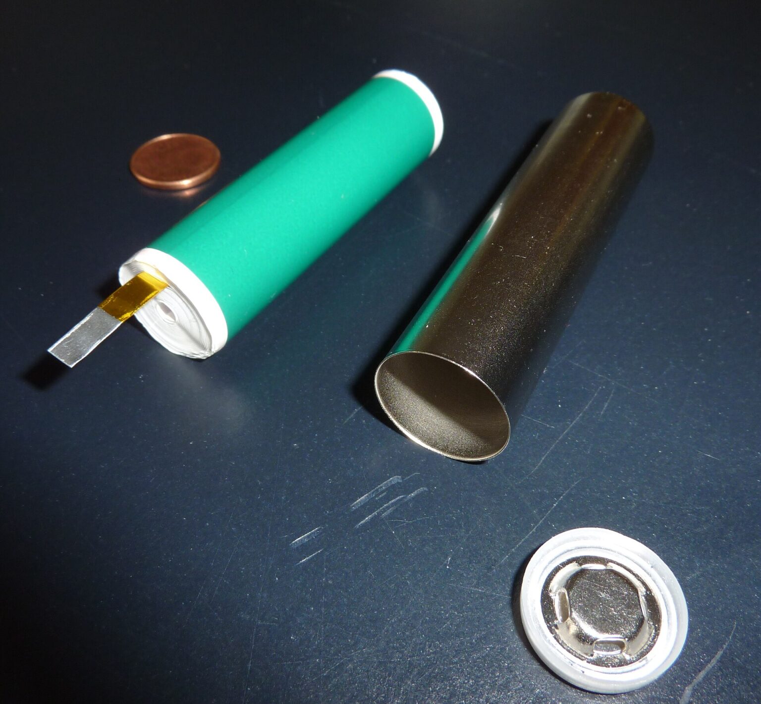 Battery thermal management of a cylindrical lithium-ion cell